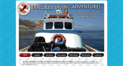 Desktop Screenshot of explorerdiveboat.com